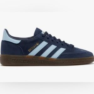 Adidas #BD7633 Originals Handball Spezial Navy/Sky Blue Suede Men’s Shoes 10.5